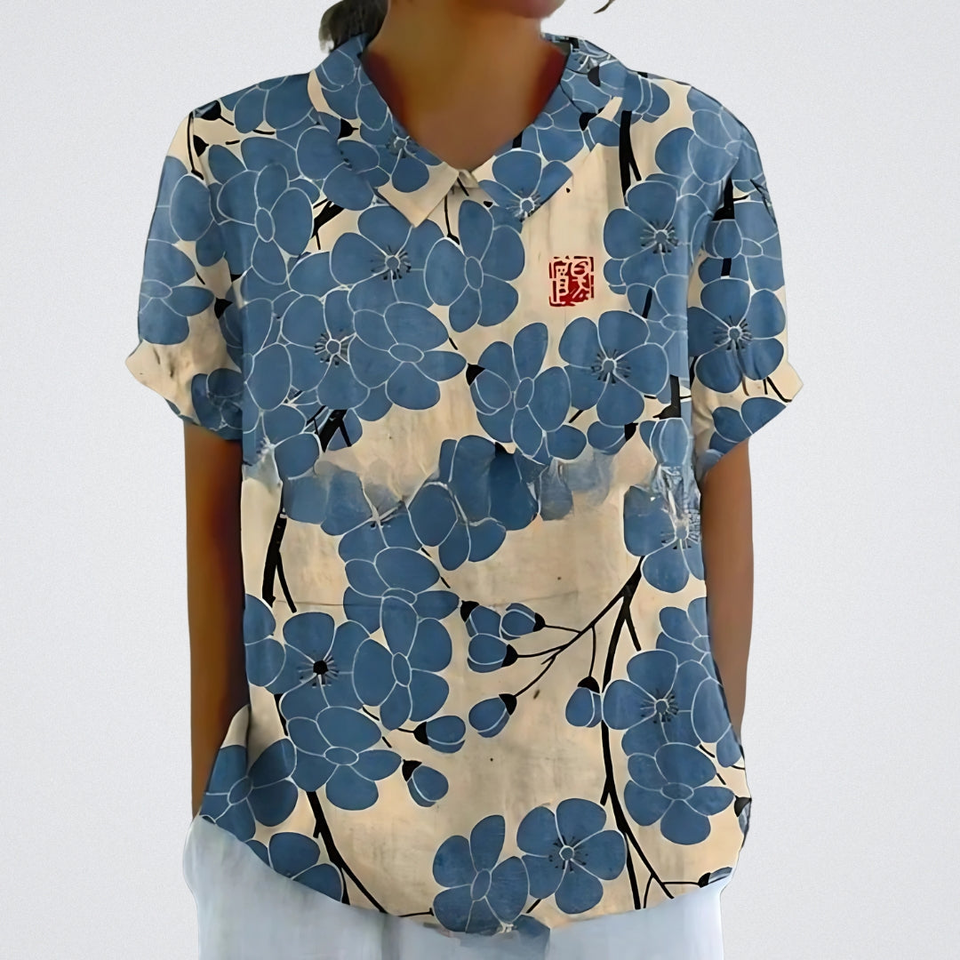 Gėlėta Bluza