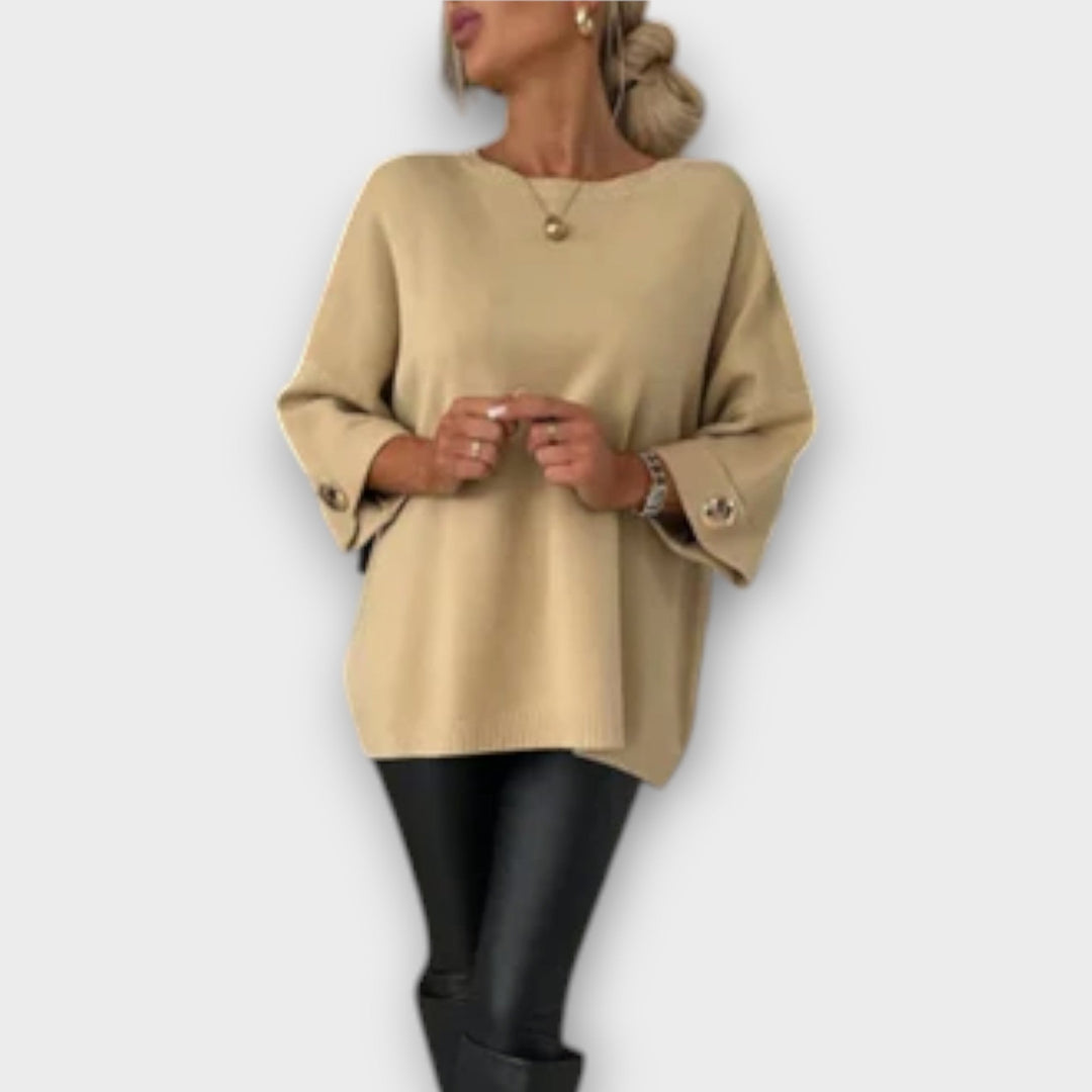 Izabelė - Eleganta Adīta Blūze
