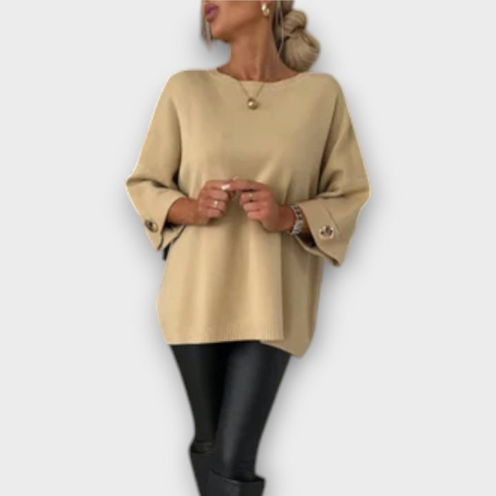 Izabelė - Eleganta Adīta Blūze