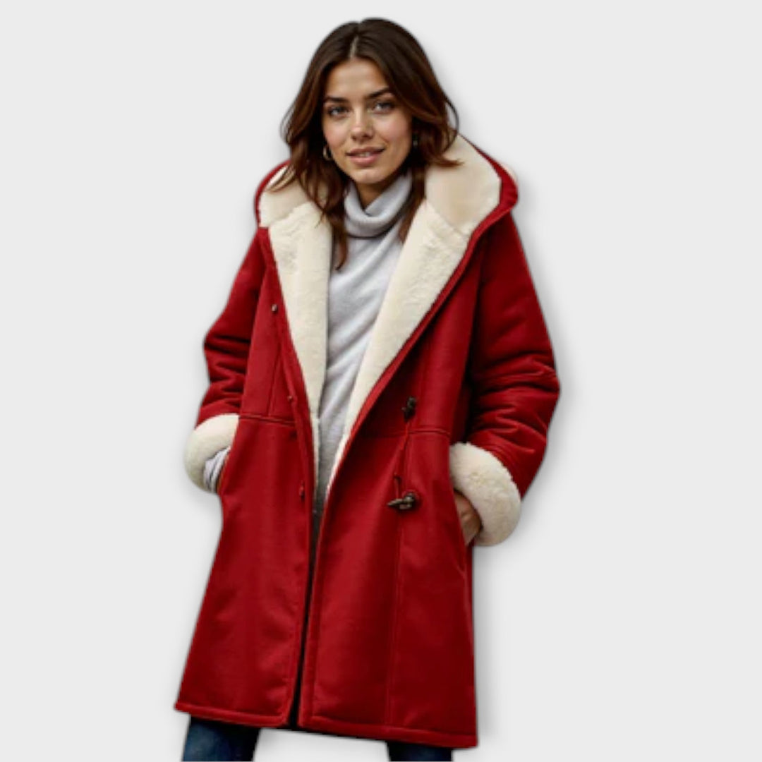 Elga - Ērts Mētelis ar Fleece Odere
