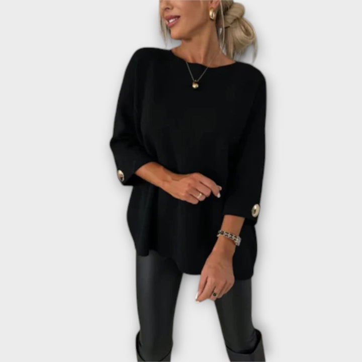 Izabelė - Eleganta Adīta Blūze