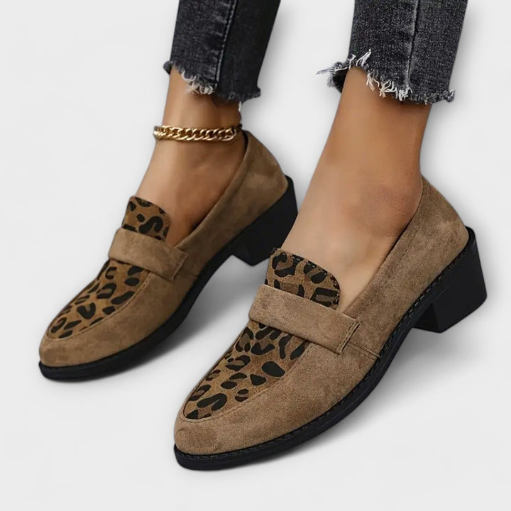 Kamila - Eleganti apavi ar leoparda rakstu