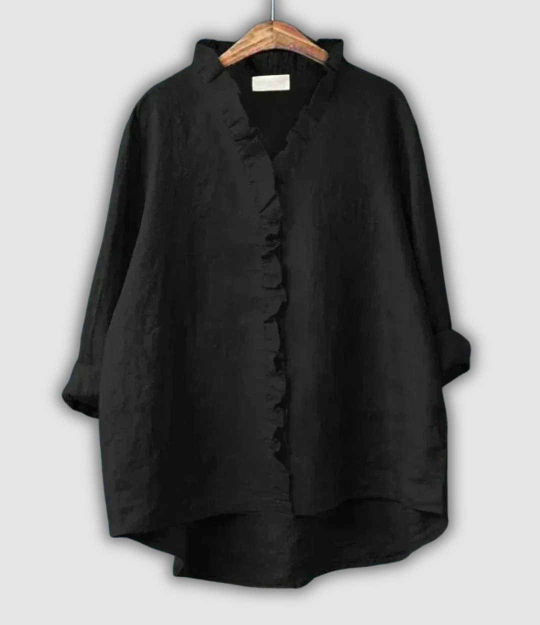 Linen Blūze Ruda Ramybė