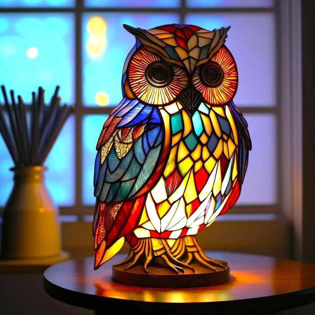 Ozols - Vitrāža lampa