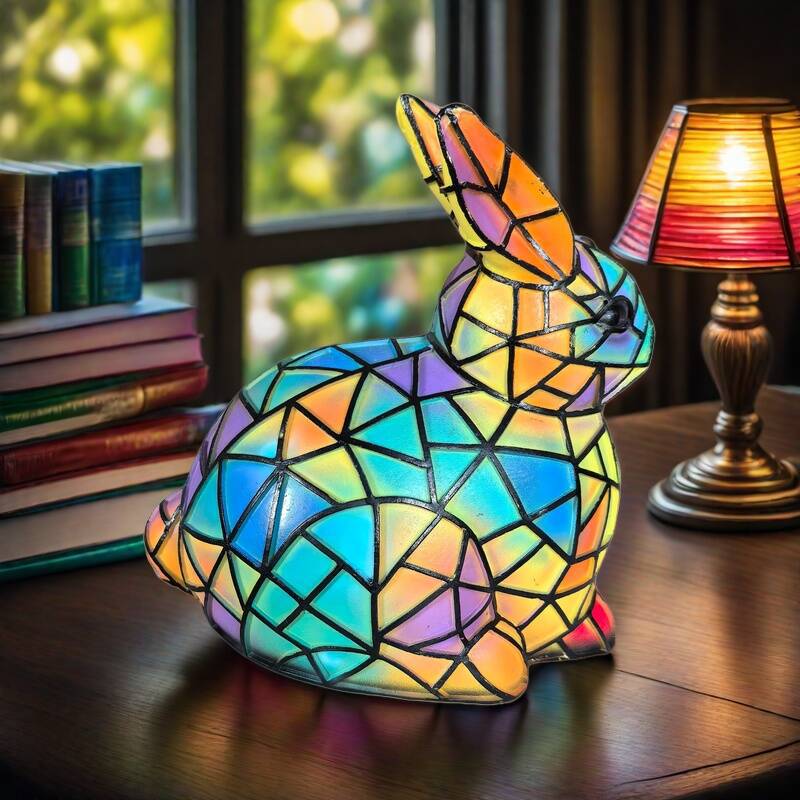 Lietus - Vitražs lampa