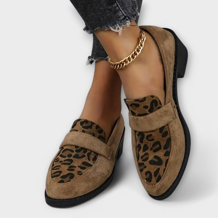 Kamila - Eleganti apavi ar leoparda rakstu