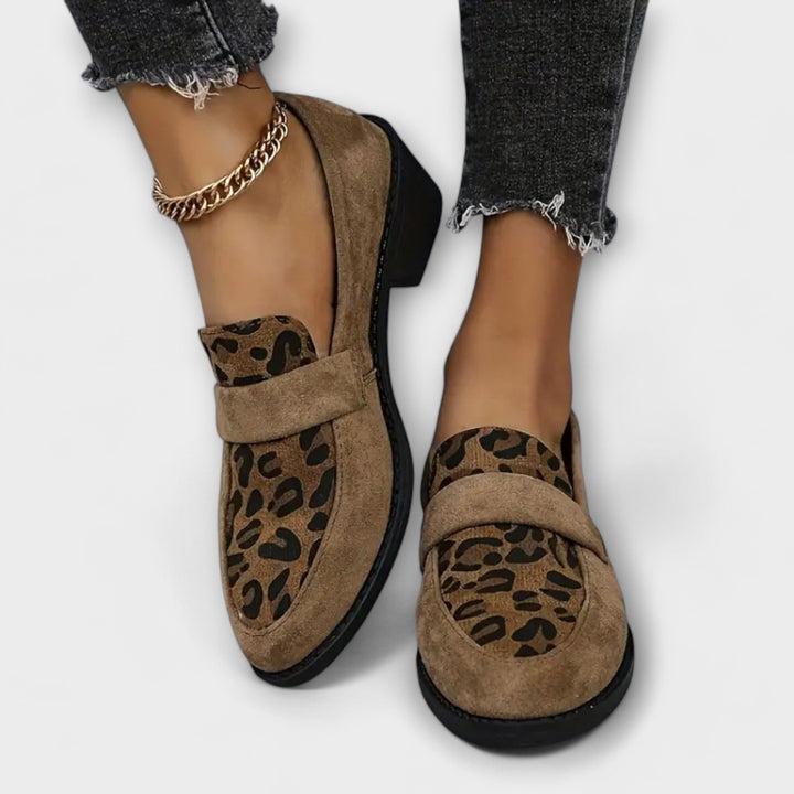 Kamila - Eleganti apavi ar leoparda rakstu