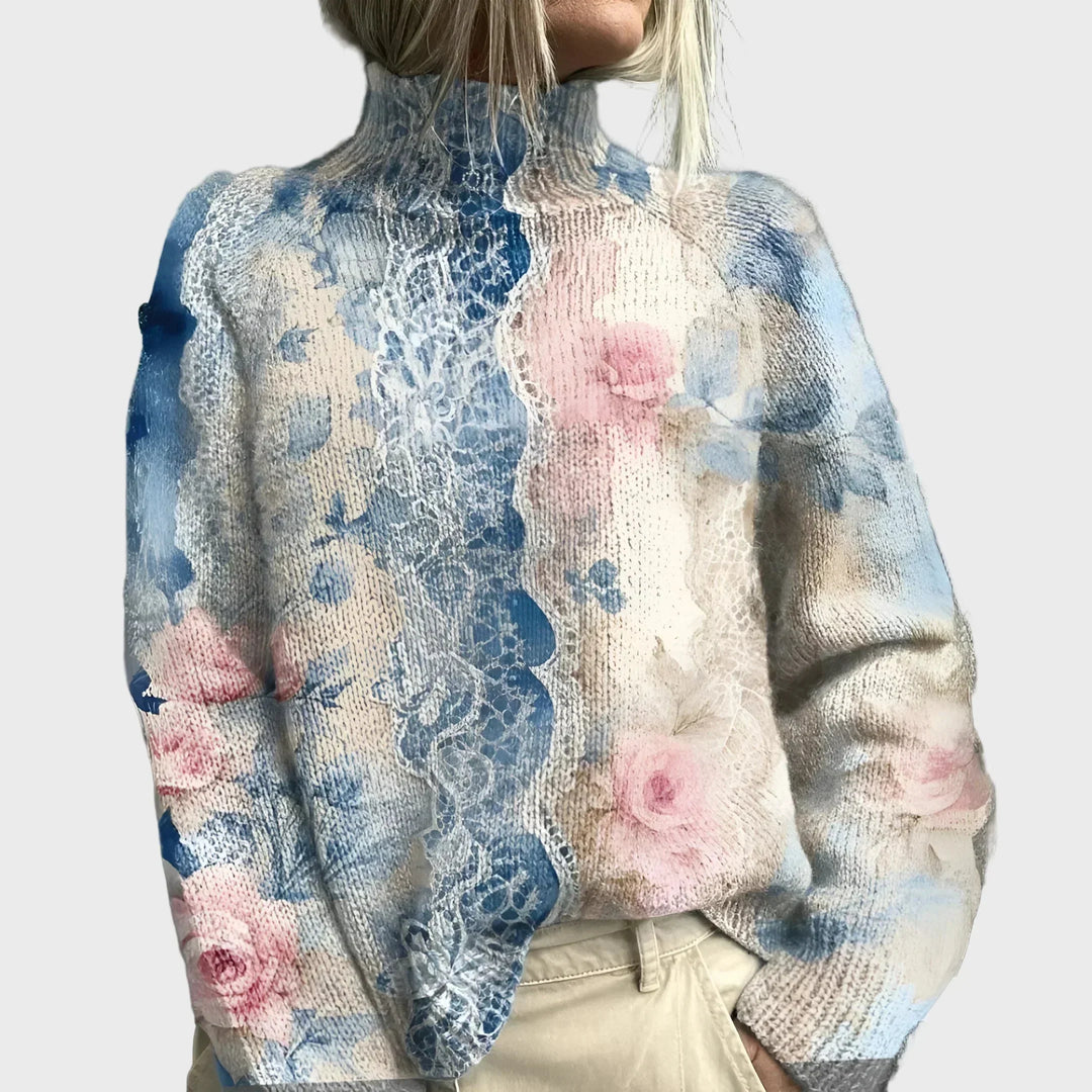 Laima - Krekls ar elegantu ziedu rakstu